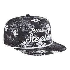 Pittsburgh Steelers Palm Print A-Frame 9FIFTY Snapback Hat | NFL On sale