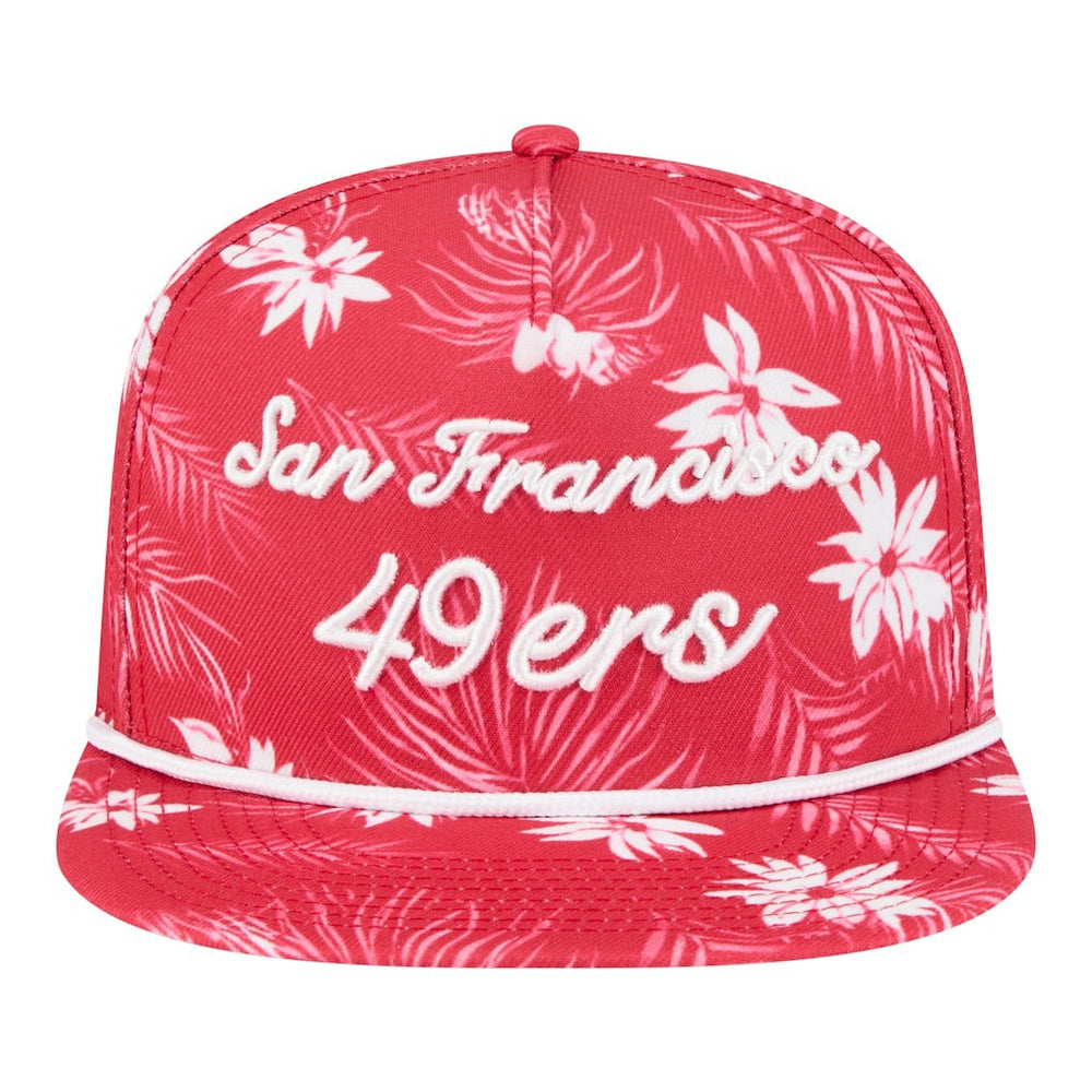 San Francisco 49ers Palm Print A-Frame 9FIFTY Snapback Hat | NFL Outlet