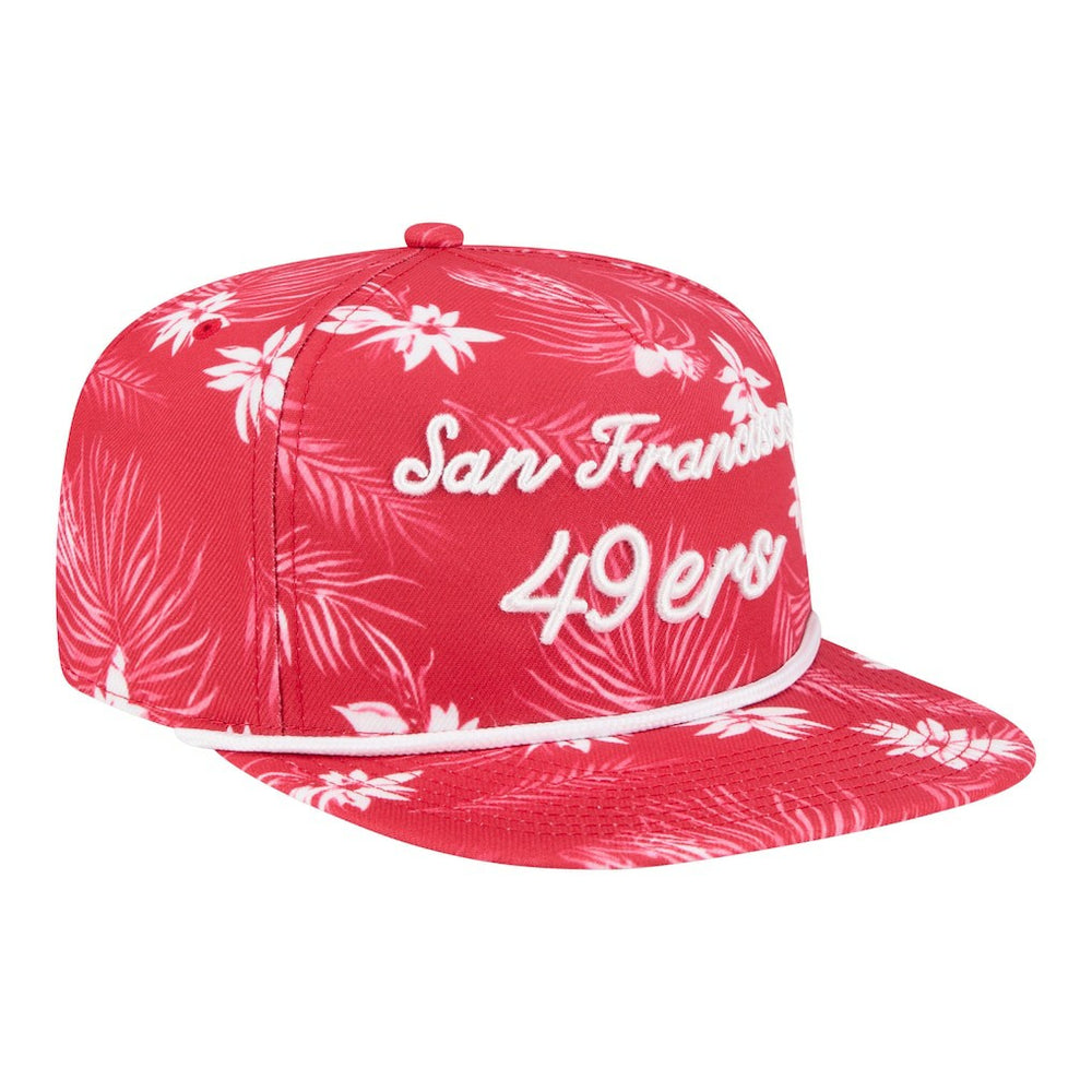 San Francisco 49ers Palm Print A-Frame 9FIFTY Snapback Hat | NFL Outlet