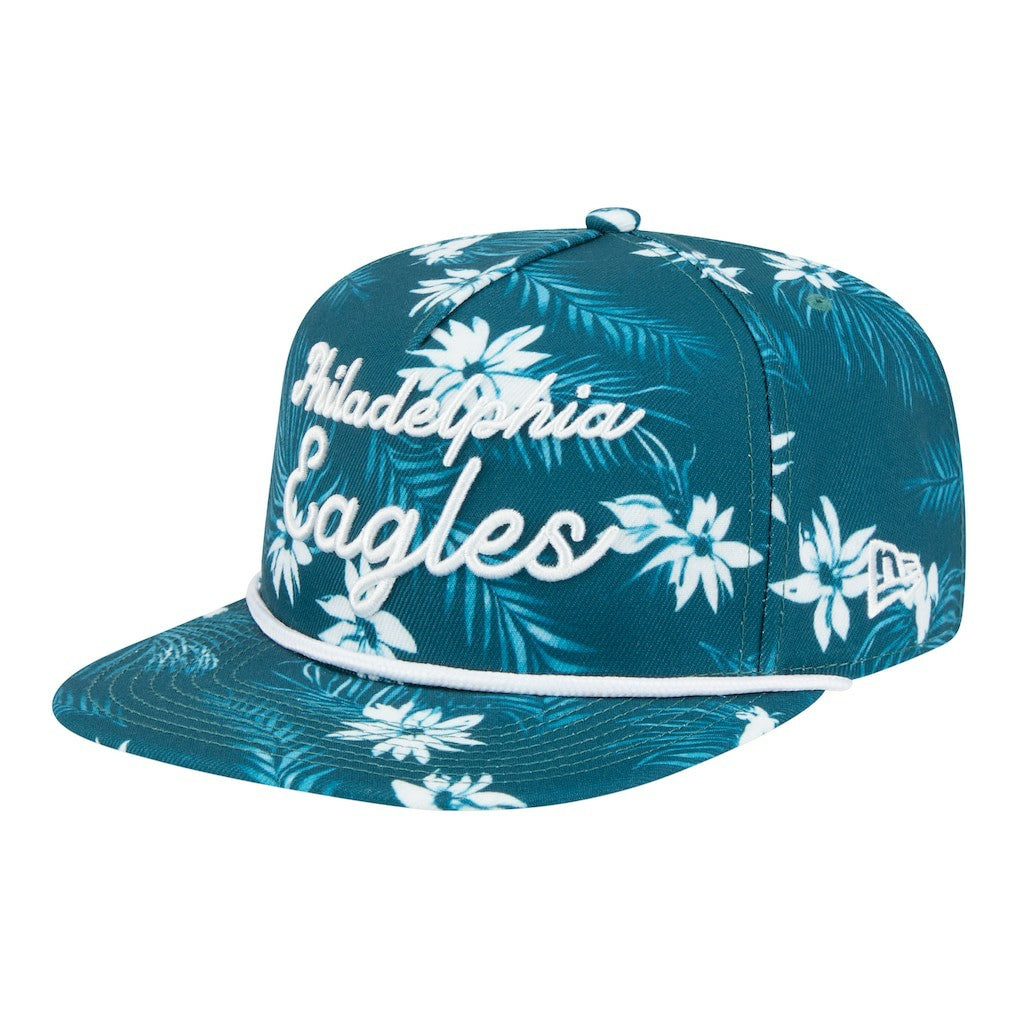 Philadelphia Eagles Palm Print A-Frame 9FIFTY Snapback Hat | NFL Outlet