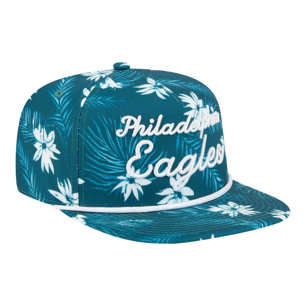 Philadelphia Eagles Palm Print A-Frame 9FIFTY Snapback Hat | NFL Outlet