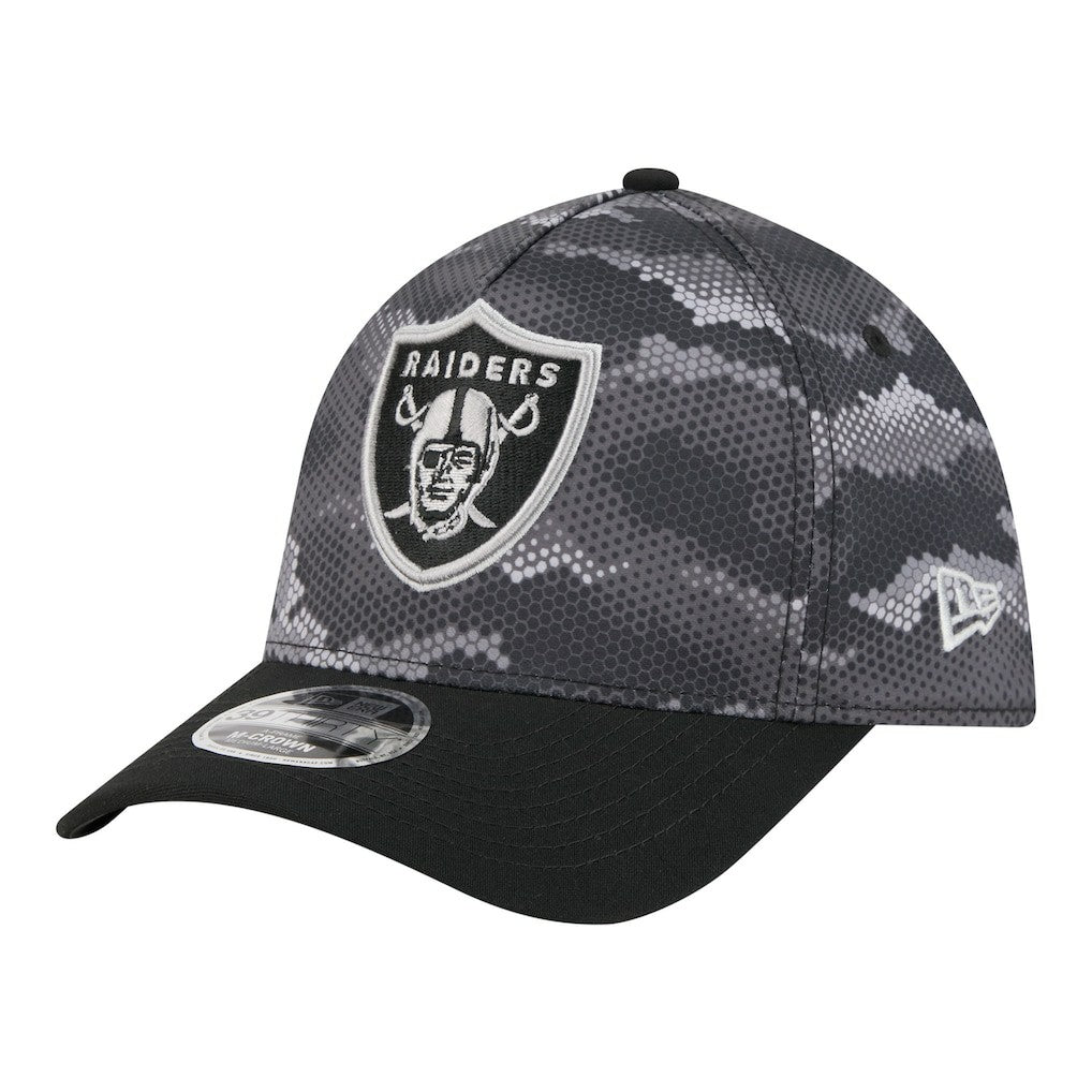 Las Vegas Raiders Camo A-Frame 39THIRTY Flex Hat | NFL Hot