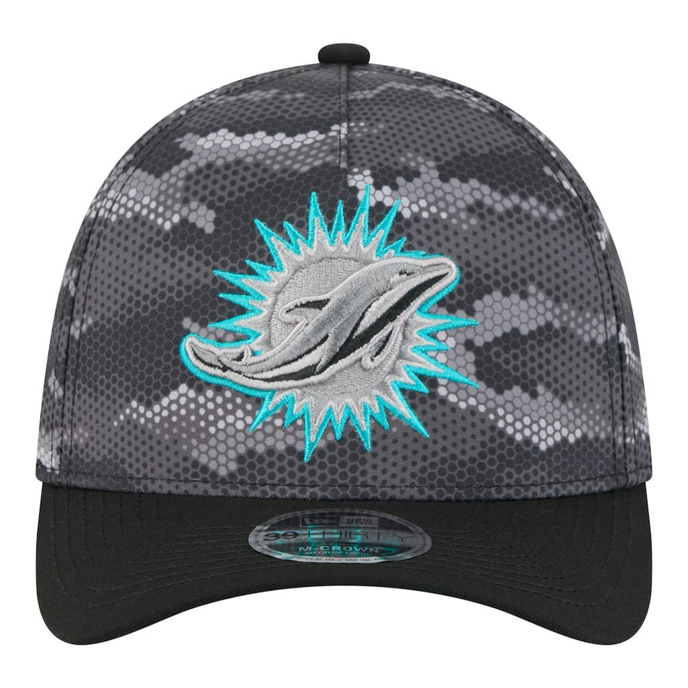 Miami Dolphins Camo A-Frame 39THIRTY Flex Hat | NFL Near me