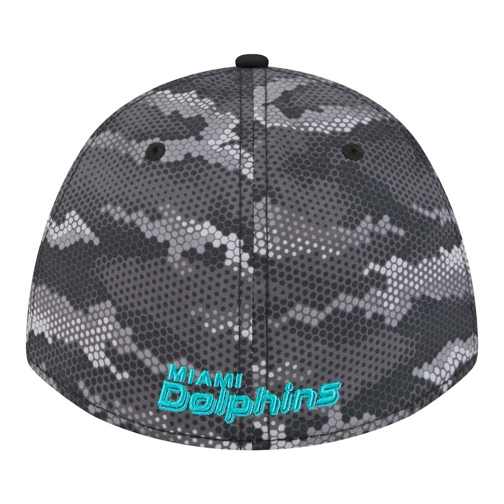 Miami Dolphins Camo A-Frame 39THIRTY Flex Hat | NFL Near me