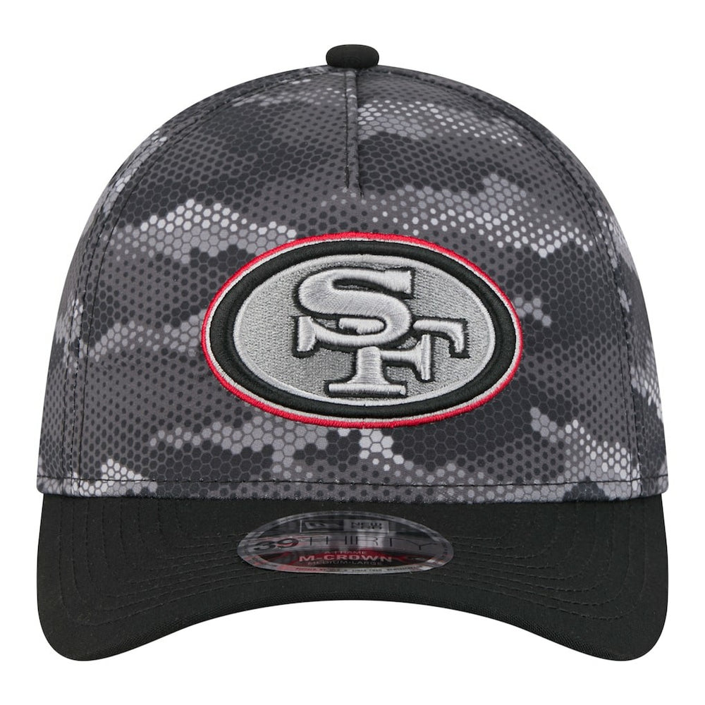 San Francisco 49ers Camo A-Frame 39THIRTY Flex Hat | NFL On sale