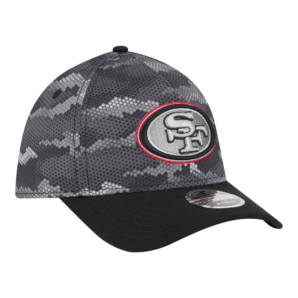 San Francisco 49ers Camo A-Frame 39THIRTY Flex Hat | NFL On sale