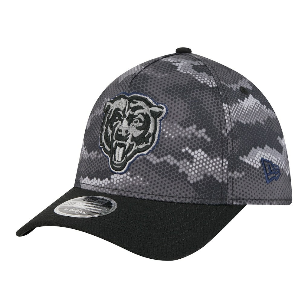 Chicago Bears Camo A-Frame 39THIRTY Flex Hat | NFL On sale