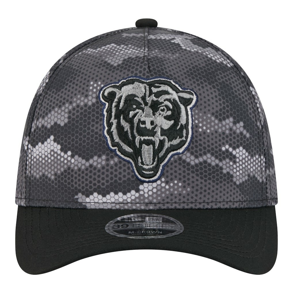 Chicago Bears Camo A-Frame 39THIRTY Flex Hat | NFL On sale