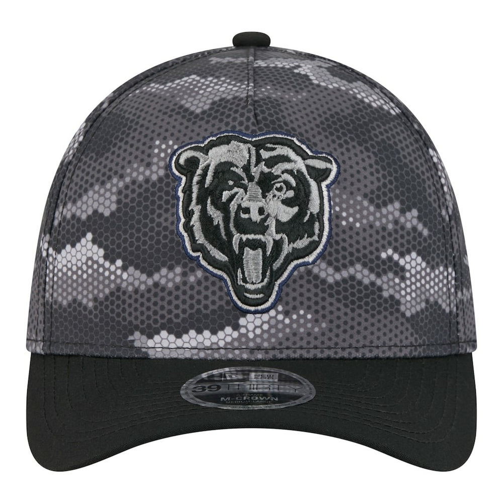 Chicago Bears Camo A-Frame 39THIRTY Flex Hat | NFL On sale