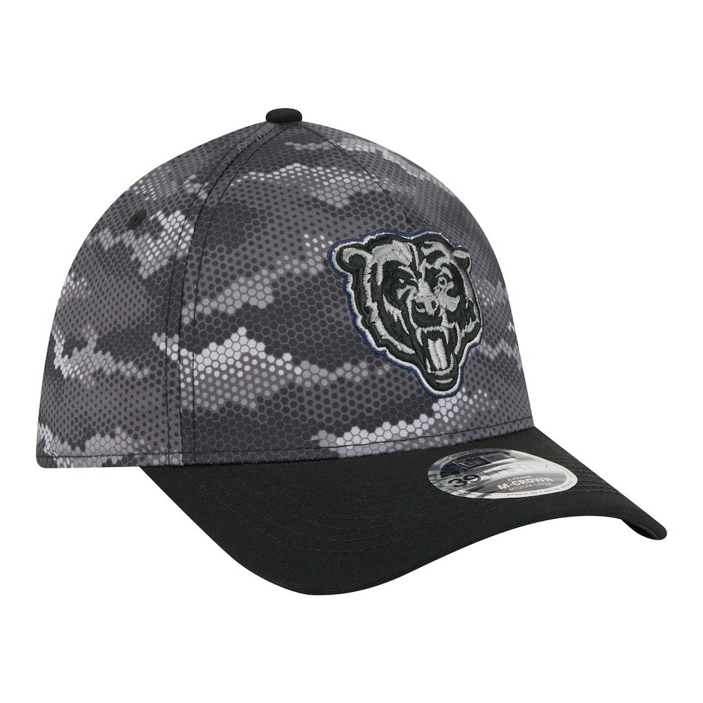 Chicago Bears Camo A-Frame 39THIRTY Flex Hat | NFL On sale