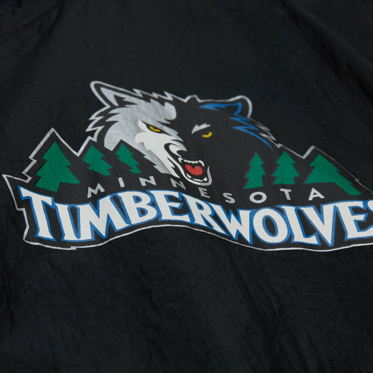 Black Minnesota Timberwolves Playmaker Full-Zip Hooded Windbreaker Jacket | NBA
