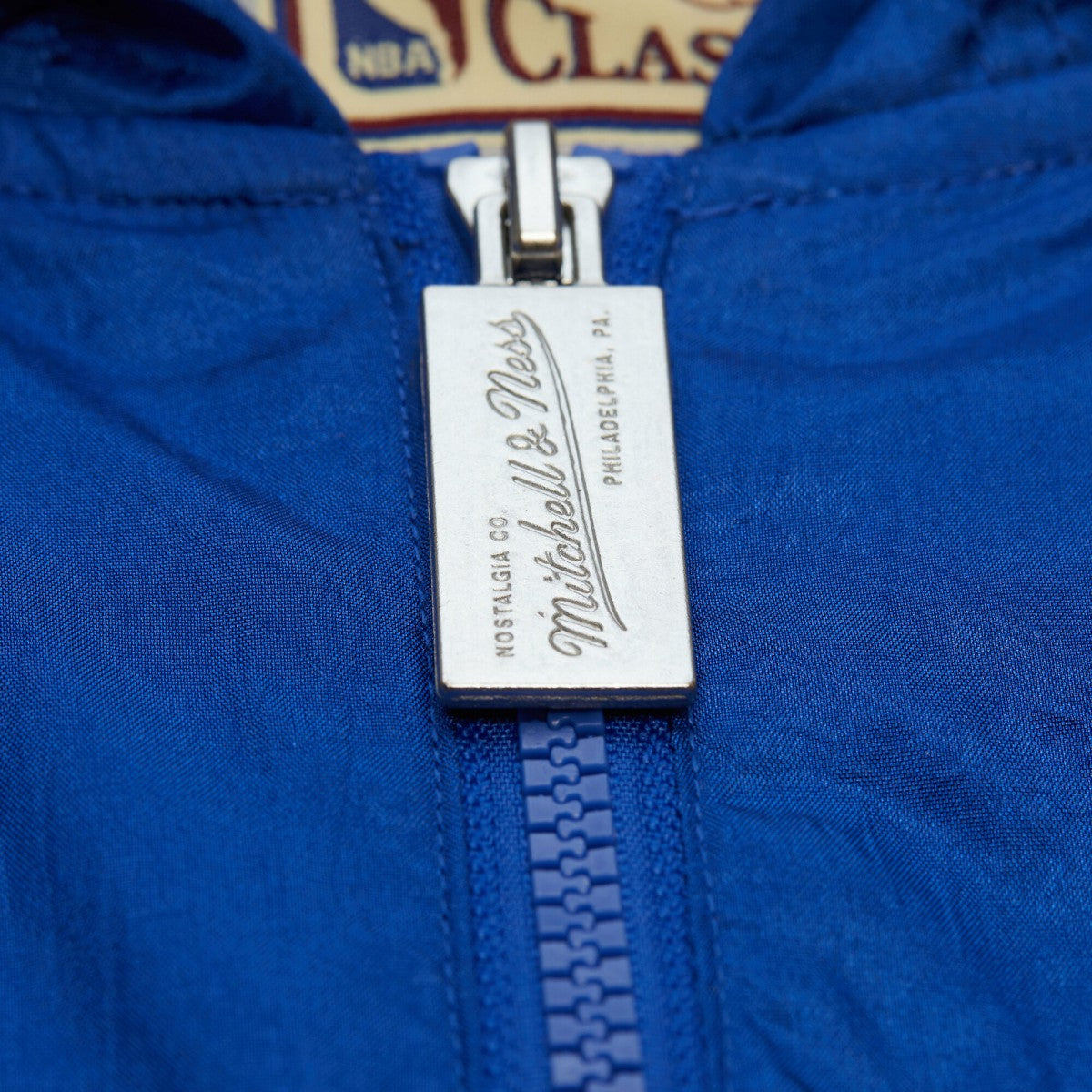 Blue New York Knicks Playmaker Full-Zip Hooded Windbreaker Jacket | NBA