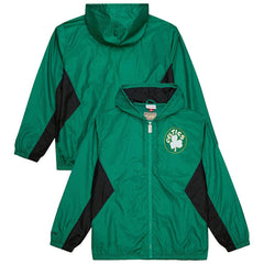Kelly Green Boston Celtics Playmaker Full-Zip Hooded Windbreaker Jacket | NBA