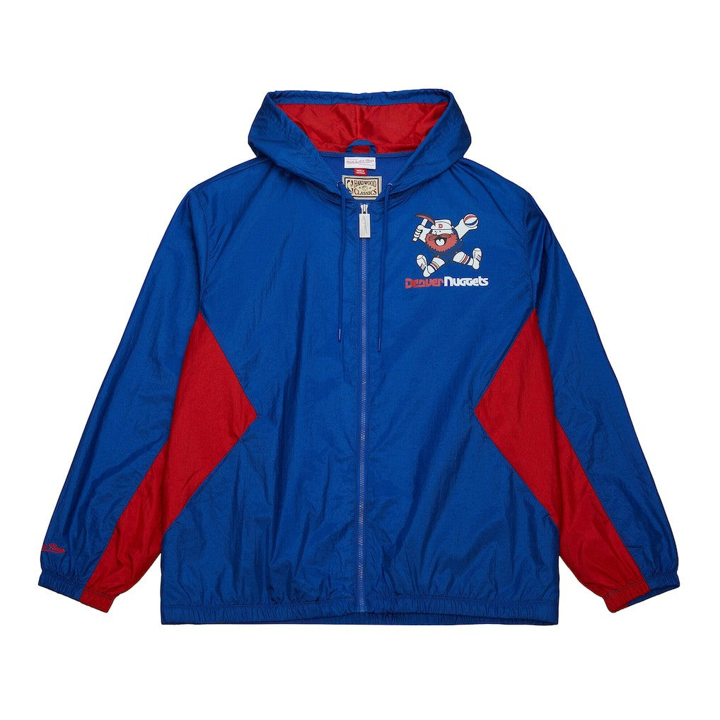 Blue Denver Nuggets Playmaker Full-Zip Hooded Windbreaker Jacket sale | NBA