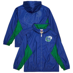 Blue Dallas Mavericks Playmaker Full-Zip Hooded Windbreaker Jacket sale | NBA