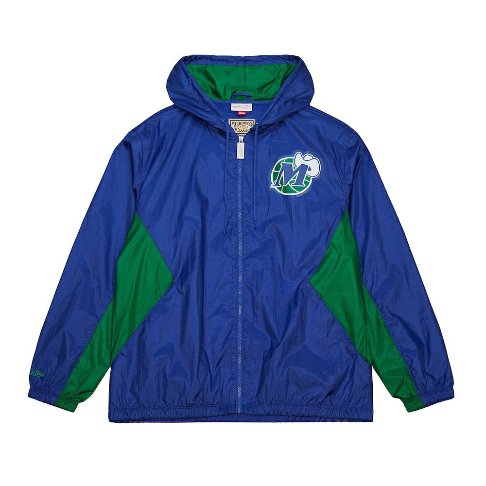 Blue Dallas Mavericks Playmaker Full-Zip Hooded Windbreaker Jacket sale | NBA