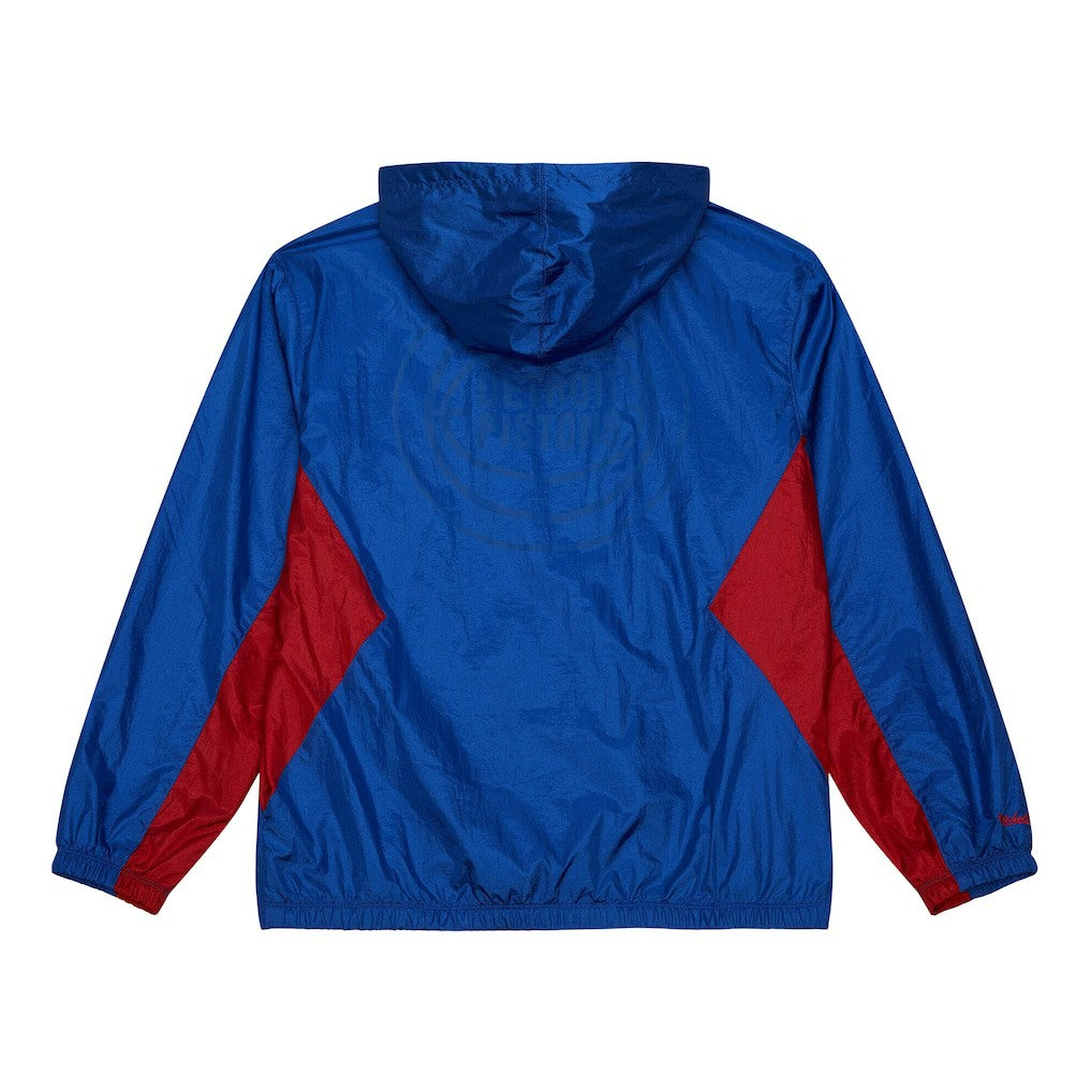 Blue Detroit Pistons Playmaker Full-Zip Hooded Windbreaker Jacket sale | NBA