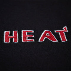 Black Miami Heat Unisex Playmaker Vintage Logo T-Shirt | NBA