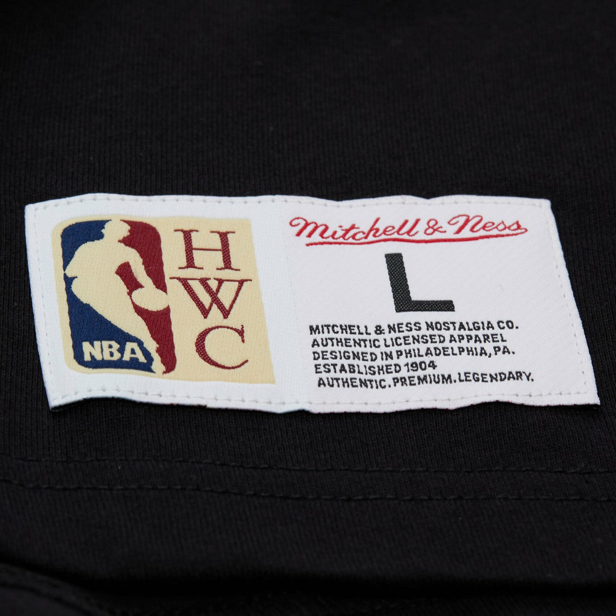 Black Miami Heat Unisex Playmaker Vintage Logo T-Shirt | NBA