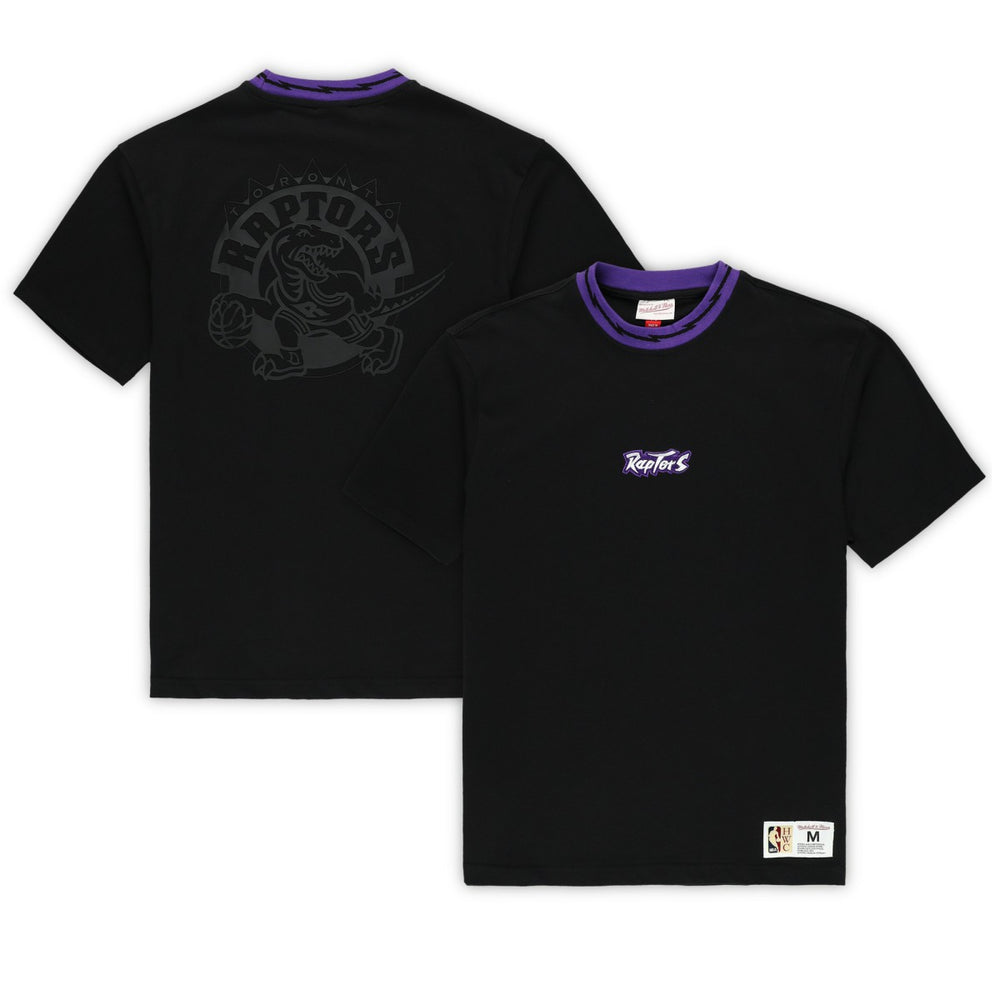 Black Toronto Raptors Unisex Playmaker Vintage Logo T-Shirt | NBA