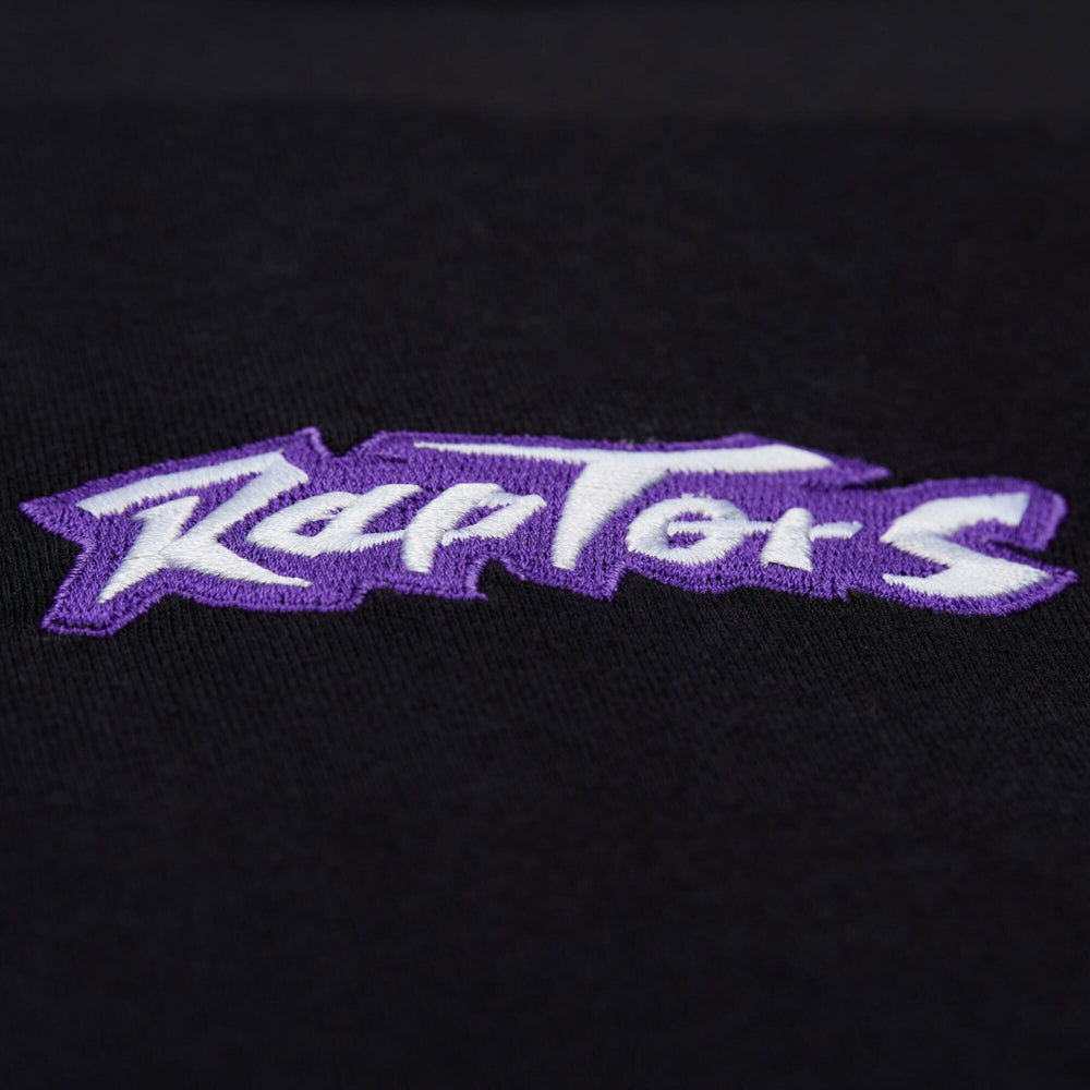 Black Toronto Raptors Unisex Playmaker Vintage Logo T-Shirt | NBA