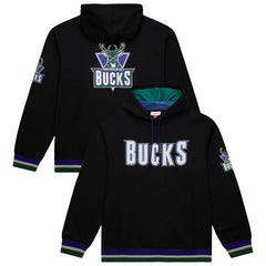 Black Milwaukee Bucks Unisex Vintage Heavyweight Hoodie | NBA