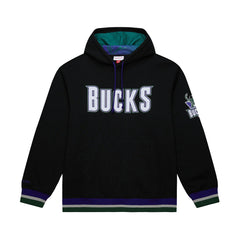 Black Milwaukee Bucks Unisex Vintage Heavyweight Hoodie | NBA