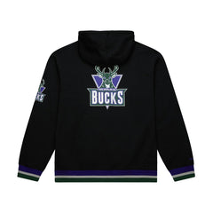Black Milwaukee Bucks Unisex Vintage Heavyweight Hoodie | NBA