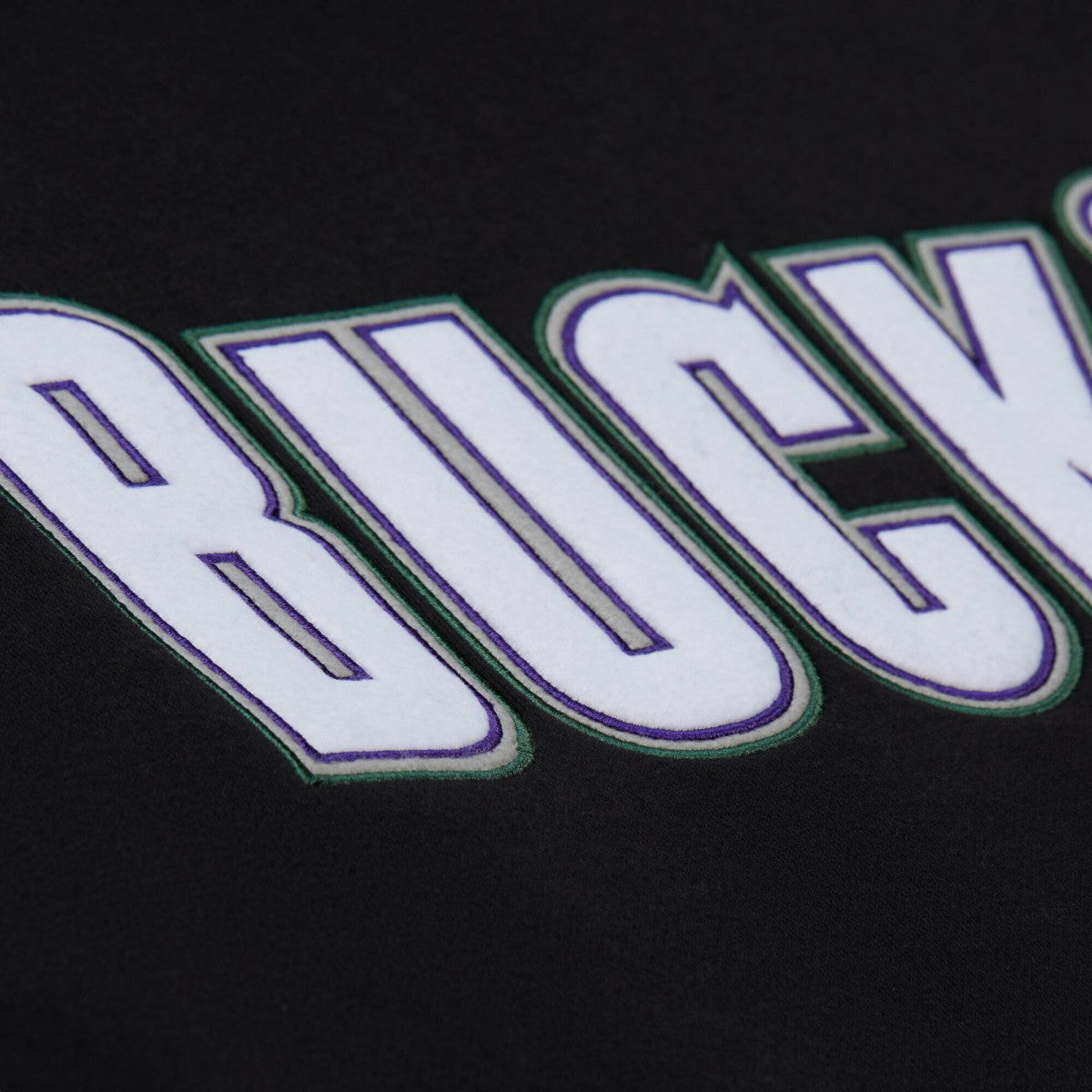 Black Milwaukee Bucks Unisex Vintage Heavyweight Hoodie | NBA
