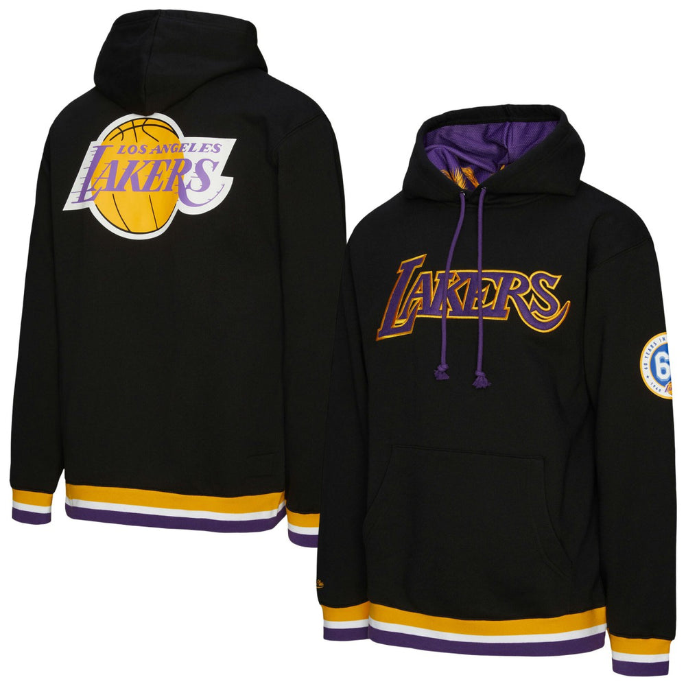 Black Los Angeles Lakers Unisex Vintage Heavyweight Hoodie | NBA