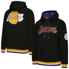 Black Los Angeles Lakers Unisex Vintage Heavyweight Hoodie | NBA