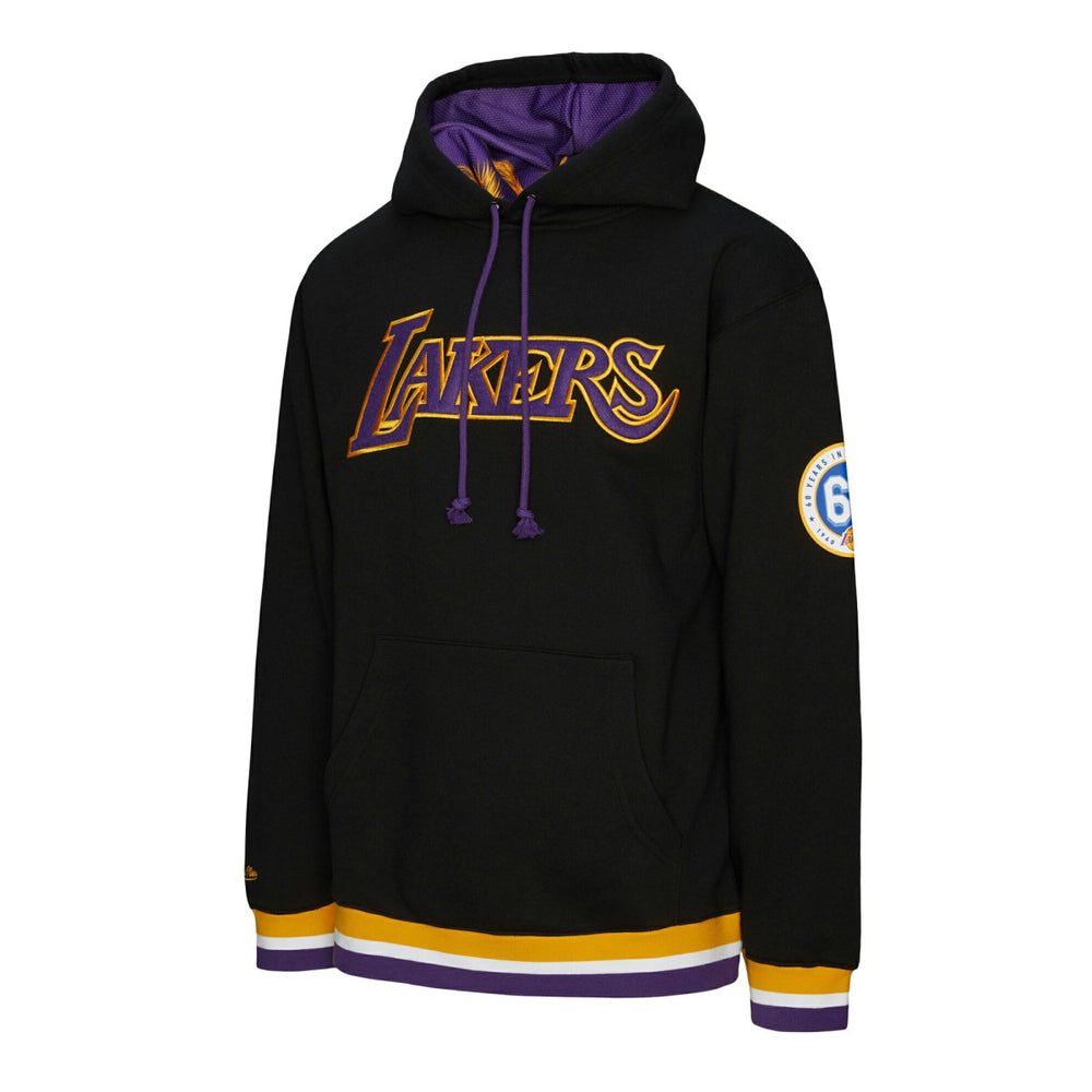 Black Los Angeles Lakers Unisex Vintage Heavyweight Hoodie | NBA