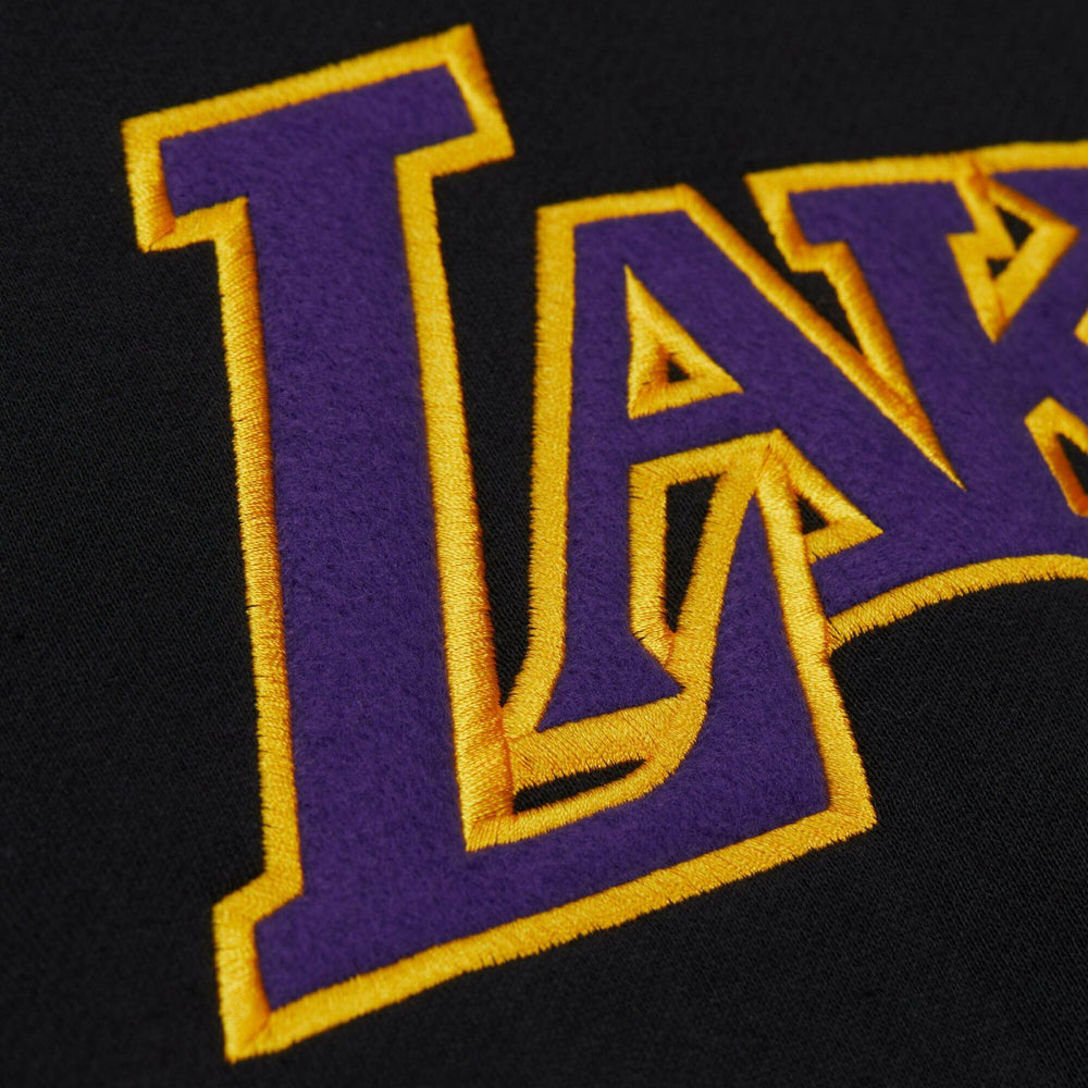 Black Los Angeles Lakers Unisex Vintage Heavyweight Hoodie | NBA