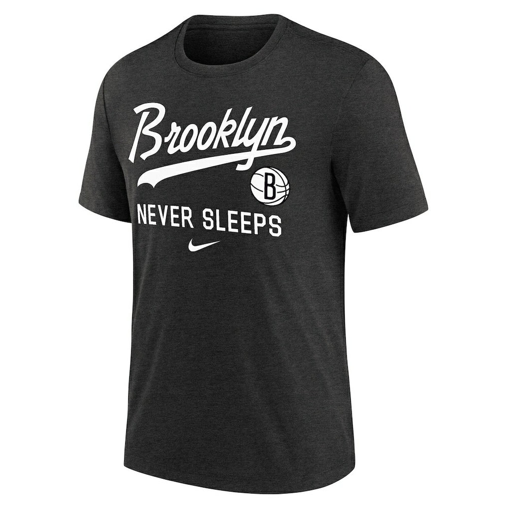 Black Brooklyn Nets Tri-Blend T-Shirt | NBA
