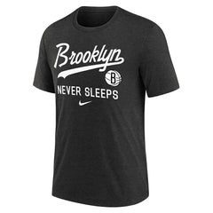Black Brooklyn Nets Tri-Blend T-Shirt | NBA