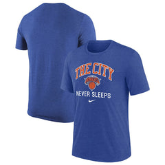 Heather Royal New York Knicks Tri-Blend T-Shirt | NBA