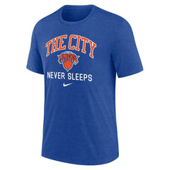 Heather Royal New York Knicks Tri-Blend T-Shirt | NBA