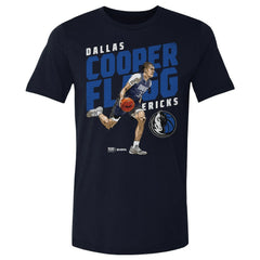 Navy Cooper Flagg Dallas Mavericks 500 Level Slant T-Shirt sale | NBA