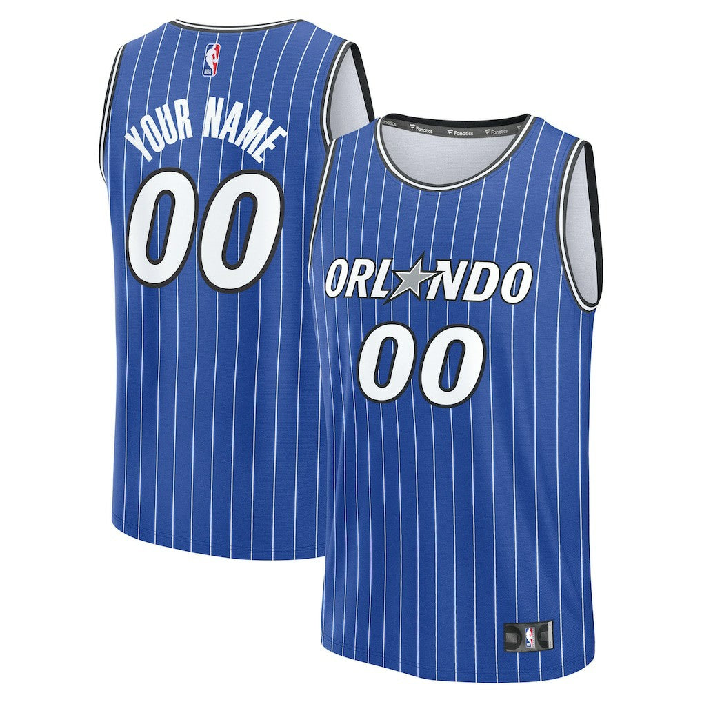Blue Orlando Magic Fast Break Replica Custom Jersey | NBA