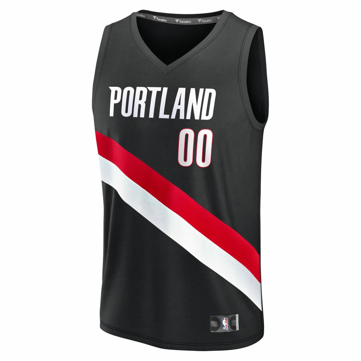 Black Portland Trail Blazers Fast Break Replica Custom Jersey | NBA