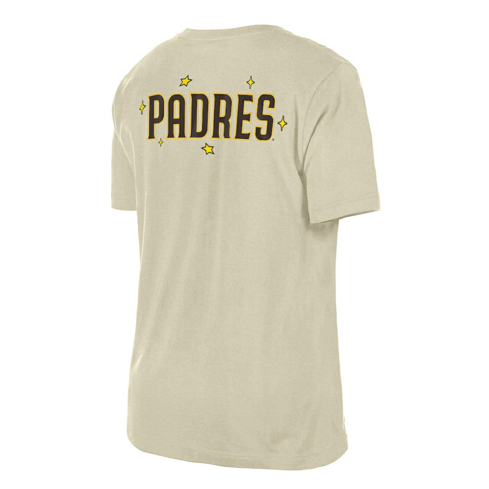 San Diego Padres New Era Women's Stars & Cap T-Shirt - MLB T-shirts