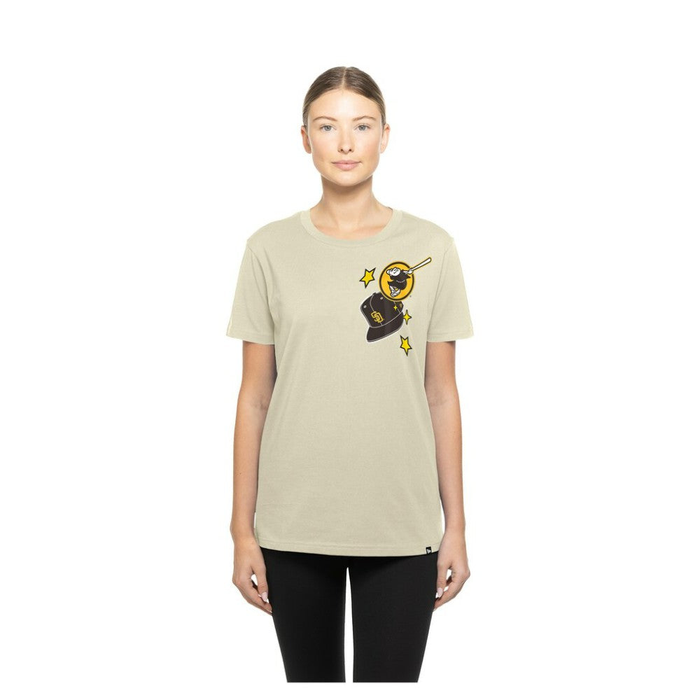 San Diego Padres New Era Women's Stars & Cap T-Shirt - MLB T-shirts