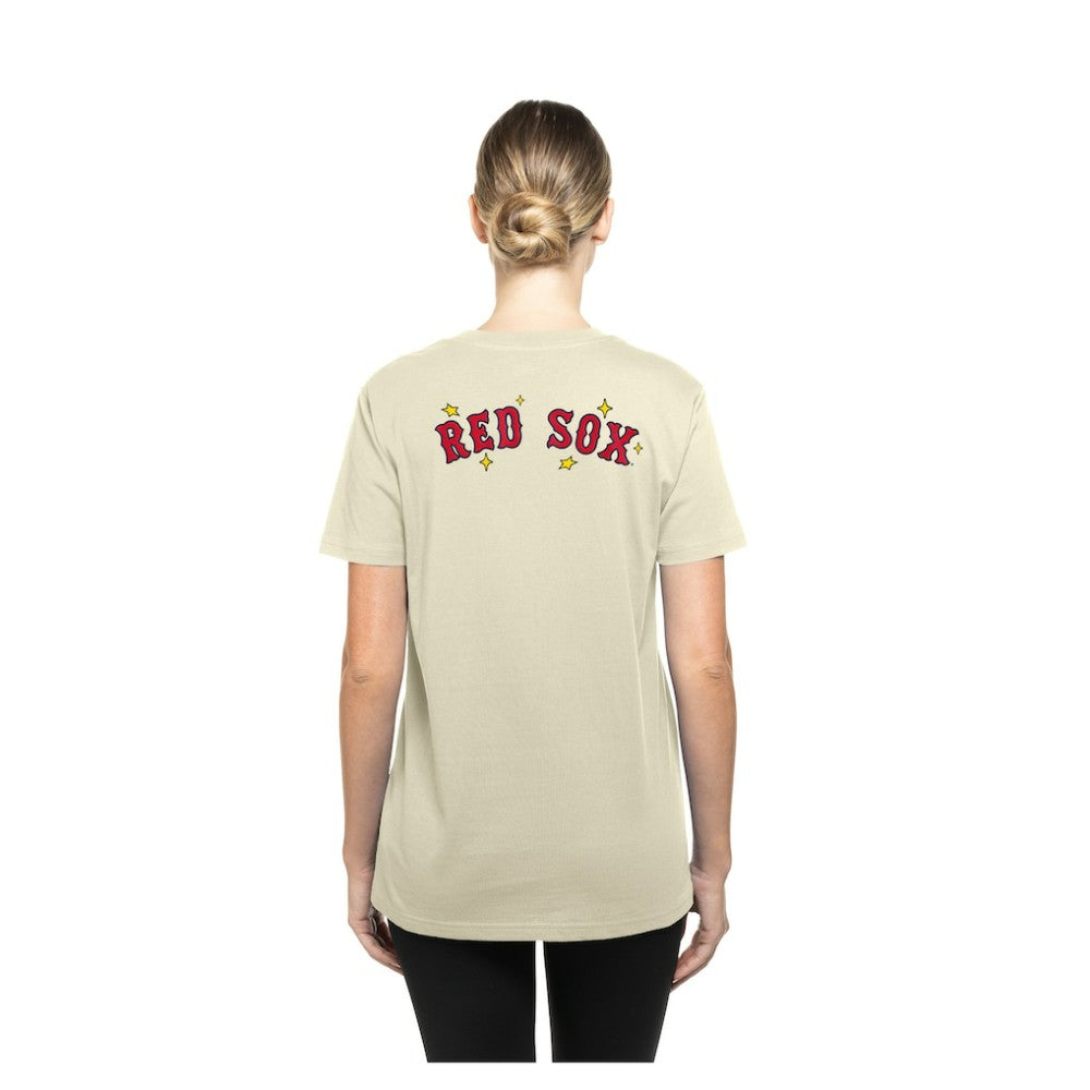 Boston Red Sox New Era Women's Stars & Cap T-Shirt - MLB T-shirts