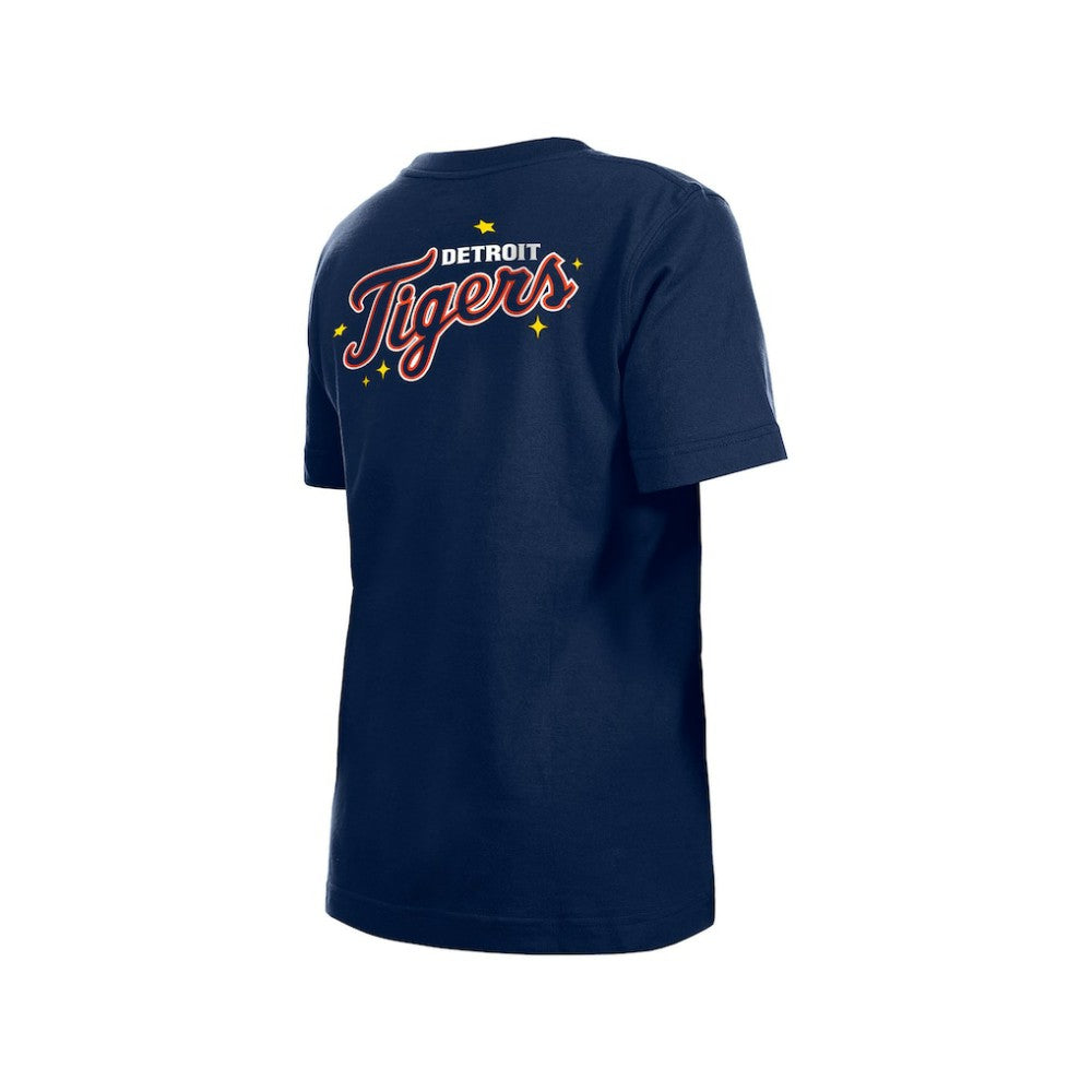 Detroit Tigers New Era Youth Stars & Cap T-Shirt - MLB T-shirts