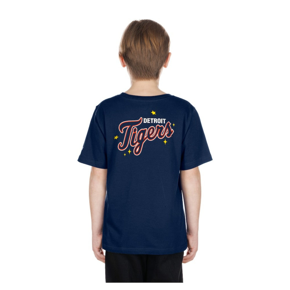 Detroit Tigers New Era Youth Stars & Cap T-Shirt - MLB T-shirts