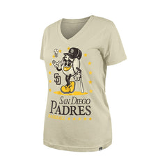 San Diego Padres New Era Women's Little Miss 2 V-Neck T-Shirt - MLB T-shirts