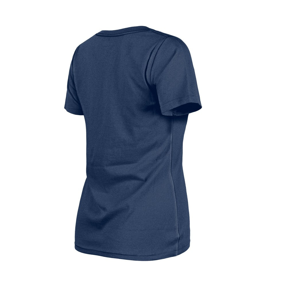 Milwaukee Brewers New Era Women's Little Miss 2 V-Neck T-Shirt - MLB T-shirts
