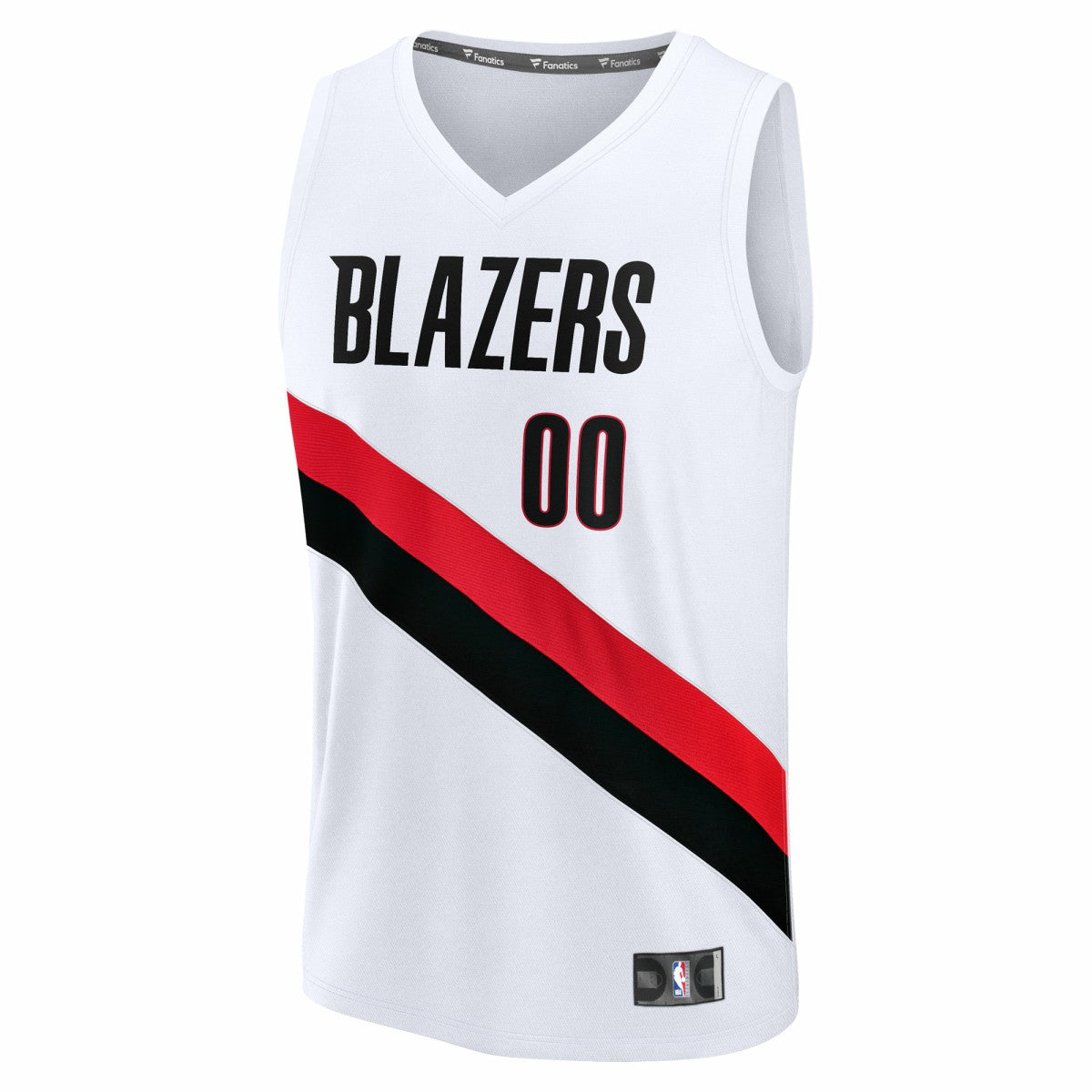 White Portland Trail Blazers Fast Break Replica Custom Jersey | NBA