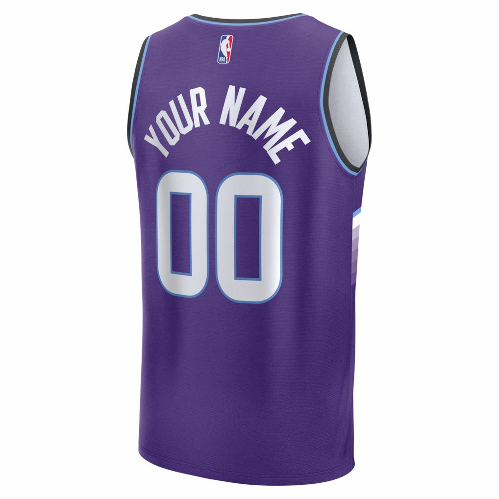 Icon Edition Utah Jazz Youth Fast Break Replica Custom Jersey | NBA