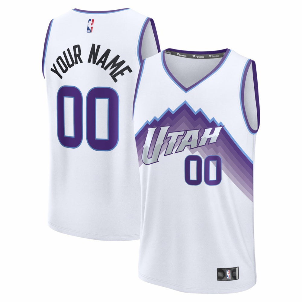 Association Edition Utah Jazz Youth Fast Break Replica Custom Jersey | NBA